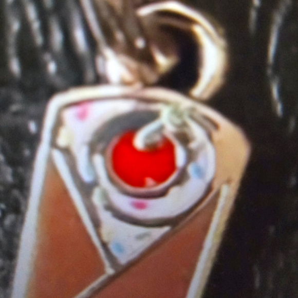 Kate Spade Pastry Dolci Key Bag Charm Pink and Gold Keychain - Picture 5 of 7